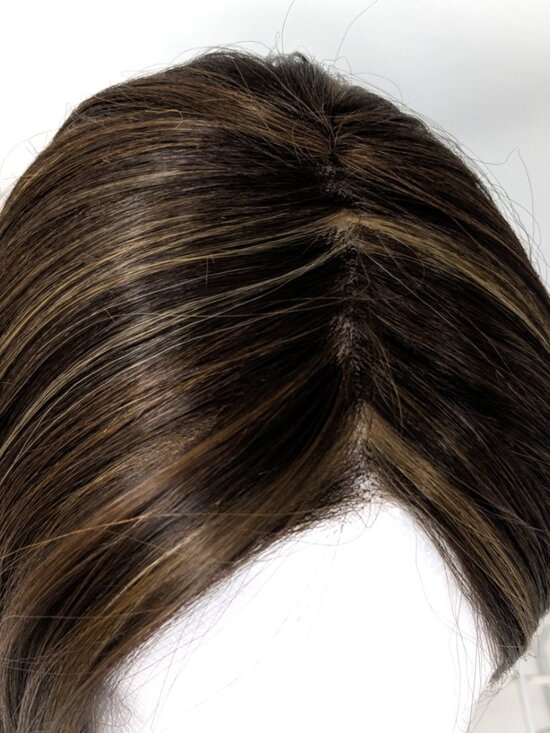 Renee of Paris Brown Bob Wig Lace Front Highlights NIB Medium Length Brunette main image 14
